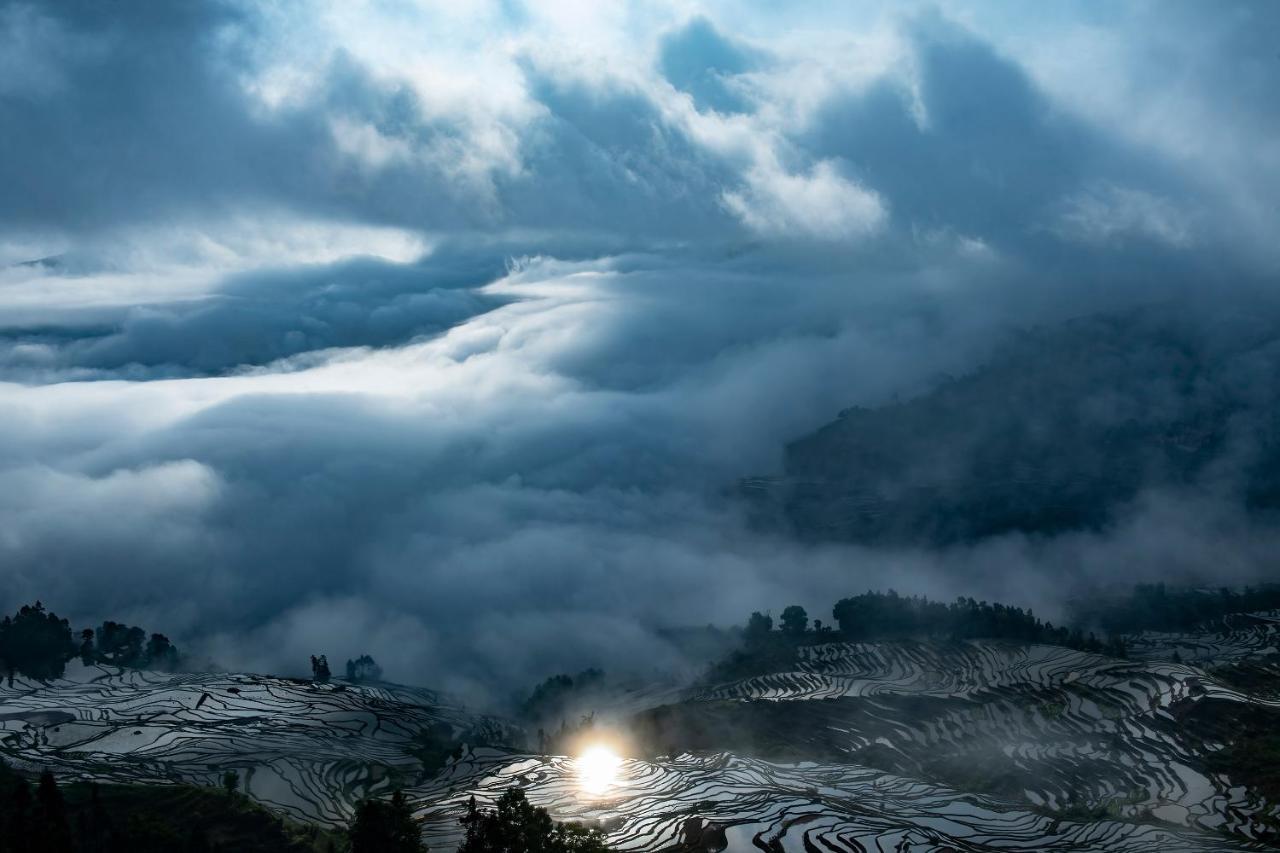 Hotel Beyond The Cloud Kreis Yuanyang Exterior foto