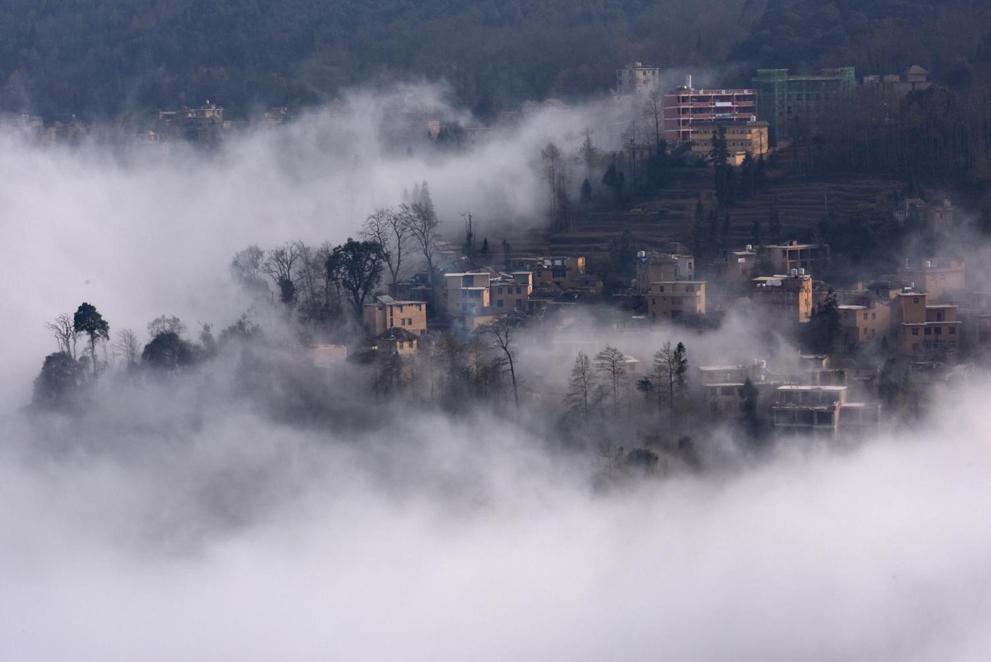 Hotel Beyond The Cloud Kreis Yuanyang Exterior foto