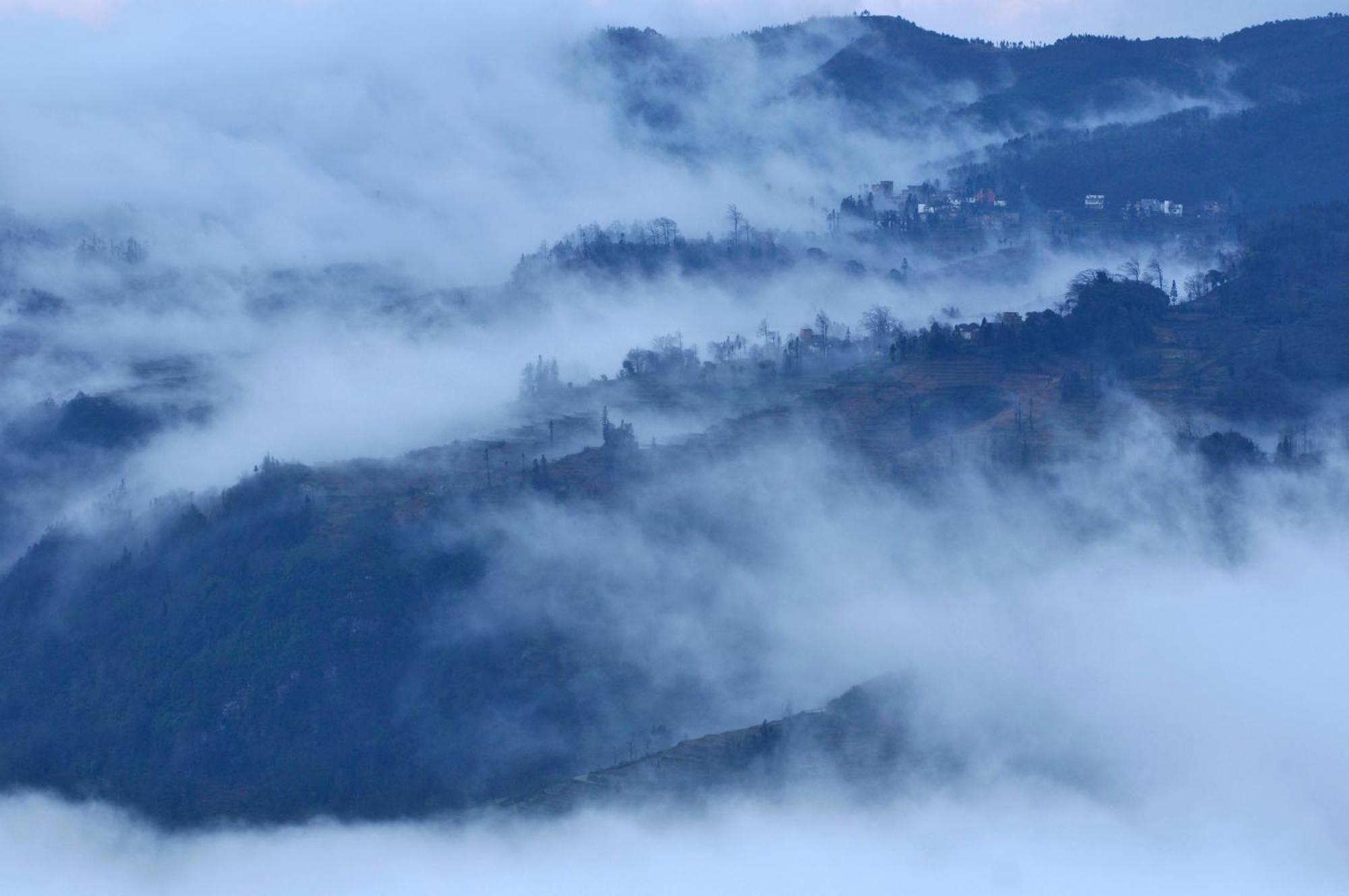 Hotel Beyond The Cloud Kreis Yuanyang Exterior foto